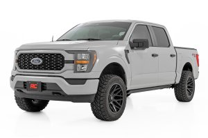 Ford F-150 Lightning Power Running Boards - Rough Country - HT-Series - 4WD - '22-'26